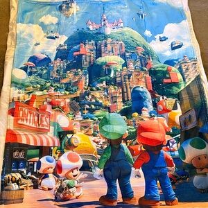Colorful Super Mario Blanket